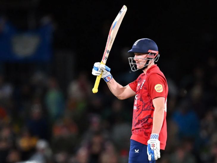 ENGLAND Beat New zealand 65 runs phil salt harry brook Adil Rashid | इंग्लैंड ने न्यूजीलैंड को 65 रन से दूसरा टी-20 हराया: फिल सॉल्ट ने 85, कप्तान हैरी ब्रूक ने 78 रन बनाए; रशीद को 4 विकेट