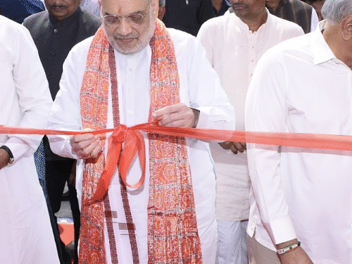 गांधीनगर में मंत्रियों-विधायकों के लिए बने हाईटेक फ्लैट्स:  केंद्रीय गृहमंत्री अमित शाह ने किया उद्घाटन, 9 मंजिला के 12 टॉवर में हैं 216 घर – Gujarat News