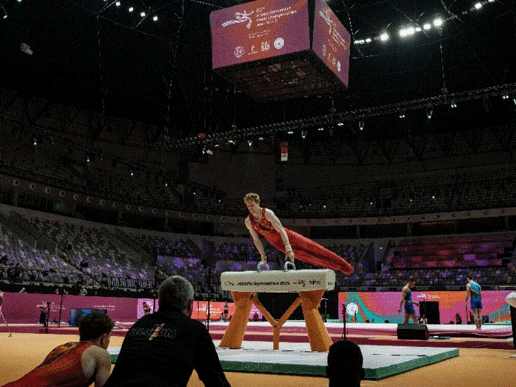 Indonesia Israeli Gymnasts Ban Controversy; IOC | Olympic Games | इंडोनेशिया में इजरायली जिम्नास्ट के प्रवेश पर रोक: IOC ने खेल संघों को वहां आयोजन न कराने की सलाह ही; ओलिंपिक बोली बातचीत रुकी
