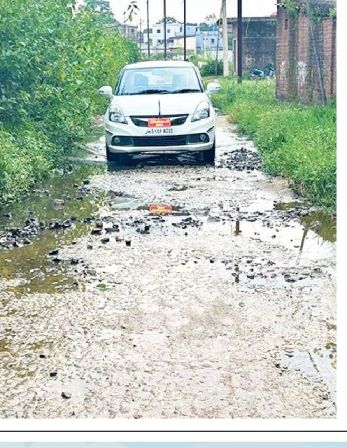 डिबडीह रेलवे अंडर पास से गुजरने वाला रोड जर्जर – Ranchi News