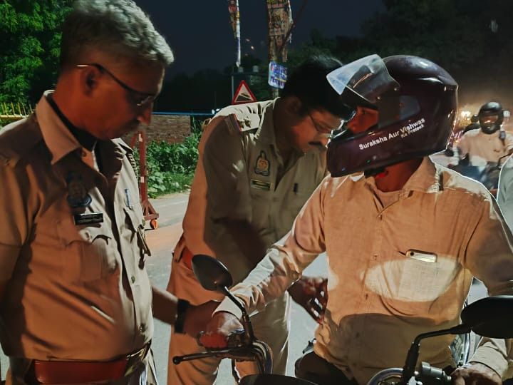 Baksha police conducted intensive checking