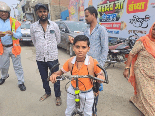 A road accident demonstration in Pali, Rajasthan conveyed the message ...