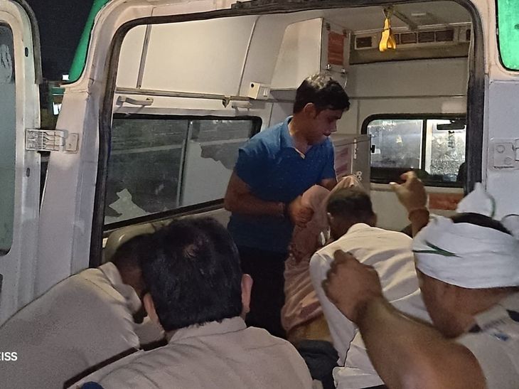 Young man's leg amputated after being hit by a train