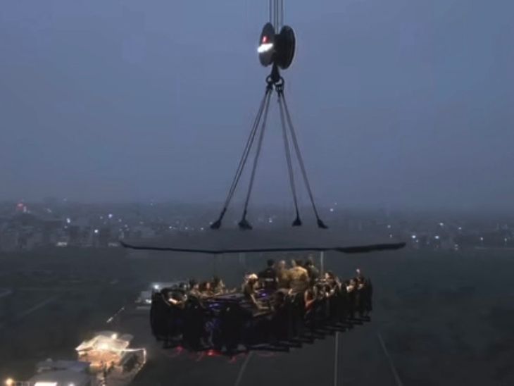 इंदौर में हवाई रेस्टाेरेंट को नहीं मिली अनुमति:  नगर निगम ने की कैंसिल, 160 फीट ऊंची क्रेन से हवा में शुरू करने की थी योजना – Indore News