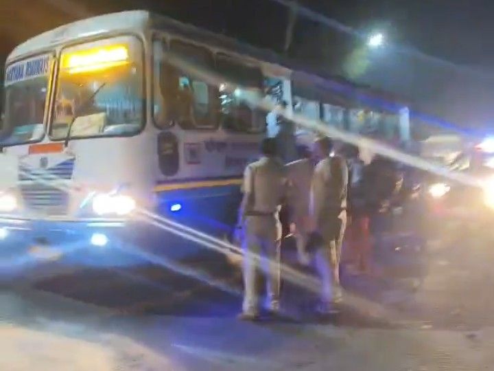 कैथल में कैंटर से टकराई रोडवेज बस, बड़ा हादसा टला:  सामने भैंस आने के कारण हुई दुर्घटना, 50 यात्री सवार थे – Kaithal News