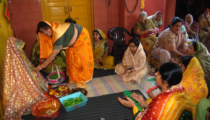 The ritual of turmeric and mehndi was performed for Tulsi and Lord ...