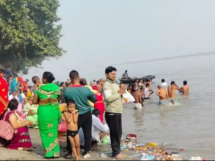 Lakhs of devotees took a holy dip in Bilhaur on Kartik Purnima ...