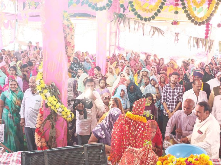 Shrimad Bhagwat Katha concludes in Ninor | अरनोद के निनोर में ...