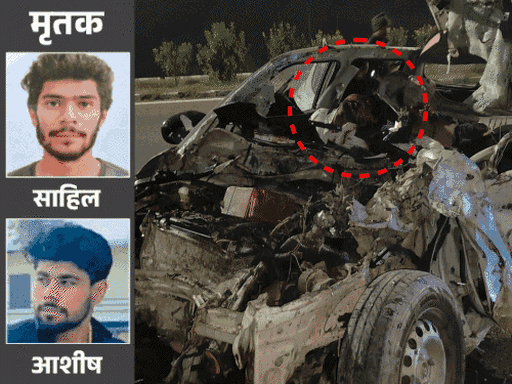 Four Friends from Sonipat Baroda Die in High-Speed Car Crash on Panipat ...