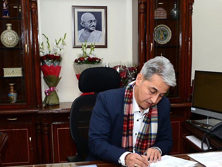 Pant left the post 14 months before his retirement. | राजस्थान के मुख्य सचिव सुधांश पंत ने पद छोड़ा: दिल्ली में सेवाएं देंगे, सामाजिक न्याय व आधिकारिता विभाग में सचिव नियुक्त – Rajasthan News