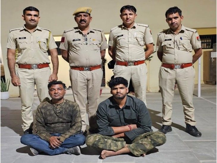 Used to steal from sanitary-tile shops | सेनेटरी-टाइल्स की दुकानों में करते थे चोरी: चोर सहित कबाड़ी पकड़ा गया, सस्ते दामों में बेचते थे माल; सीसीटीवी कैमरे की डीवीआर निकाल ले जाते – Sriganganagar News