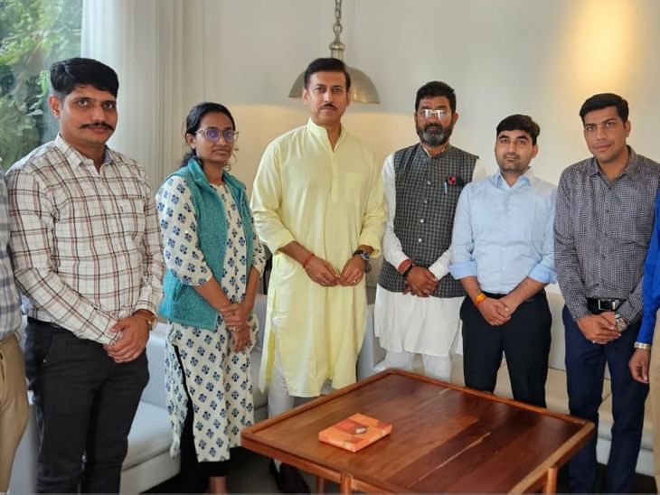 Rajasthan IT Employees Union met Minister Rathore | राजस्थान आईटी कर्मचारी संघ ने मंत्री राठौड़ से की भेंट: कैडर पुनर्गठन, पदोन्नति सहित विभिन्न मांगों पर सौंपा ज्ञापन – Jaipur News