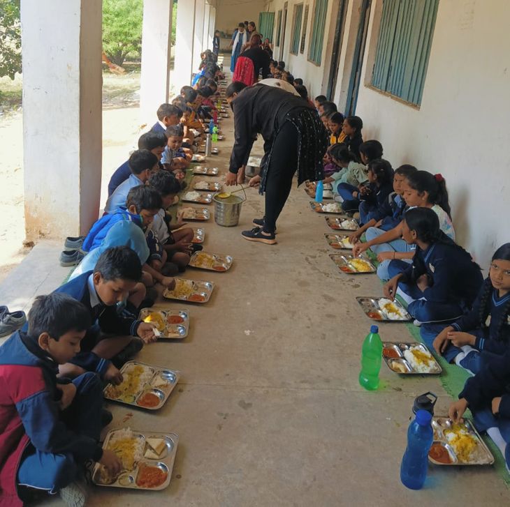An invitation feast was organised on Children's Day at Basna SAGES ...