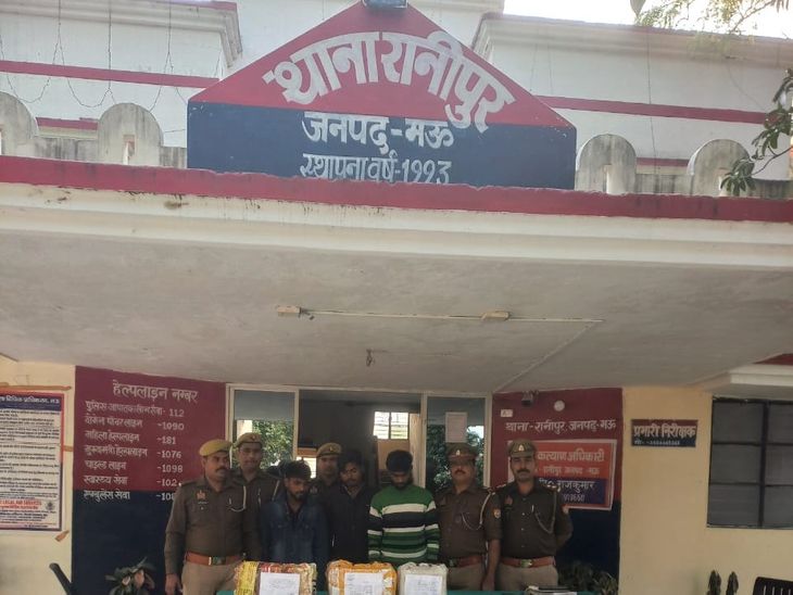 Ranipur police arrested three accused of theft
