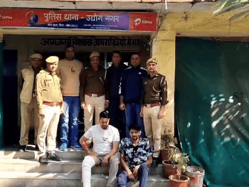 Rajasthan Kota Udyog Nagar Police Station Adil Khan alias Kalia murder case New Motor Market murder justice Rehan Rangeela ₹5000 reward criminal caught 500 CCTVs scanned City Superintendent of Police Tejaswini Gautam | 500 सीसीटीवी खंगाल कर हत्या के दो आरोपी पकड़े: उद्योग नगर थाना पुलिस ने 10 दिन की तलाश के बाद पांच हजार के ईनामी आरोपी इंसाफ और रेहान रंगीला को दबोचा – Kota News