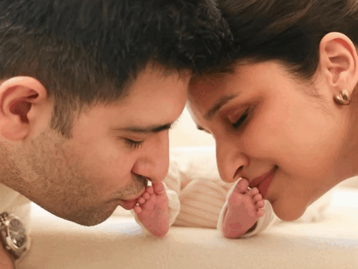 परिणीति चोपड़ा- राघव चड्डा ने बेटे का नाम रखा नीर:कहा- दिलों को जिंदगी की एक अनंत बूंद में सुकून मिला ; 19 अक्टूबर को बेटे का जन्म हुआ था