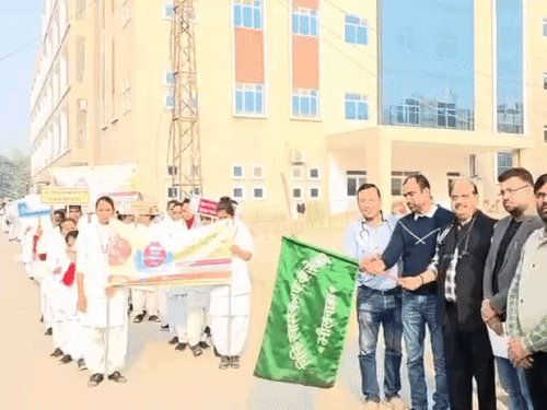 भीलवाड़ा में पल्स पोलियो जागरूकता रैली निकाली:  85 हजार घरों में दो बूंद पिलाने का लक्ष्य, 4 जोनल ऑफिसर, 36 सुपरवाइजर ओर 15 मेडिकल ऑफिसर लगाए – Bhilwara News