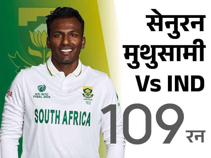 मुथुसामी कौन हैं: भारत के विरुद्ध शतक, क्रिकेट और आध्यात्मिक जुड़ाव उजागर Senuran Muthusamy Indian Debut news image