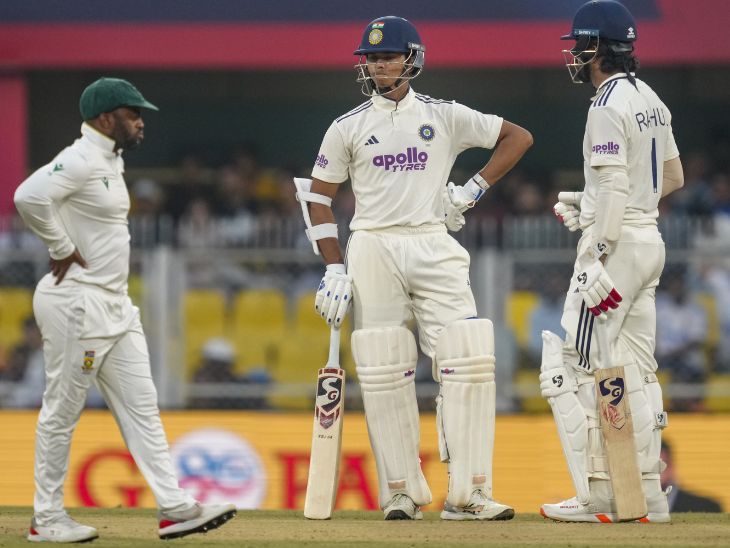 गुवाहाटी टेस्ट में दक्षिण अफ्रीका 480 रन से जीता: राहुल और यशस्वी आज भारत की पारी को आगे बढ़ाएंगे; सेनुरान मुथुसामी ने शतक लगाया