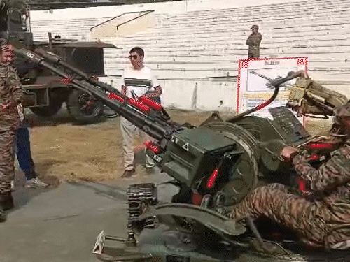 Operation Sindoor weapons displayed and demoed at Army fair