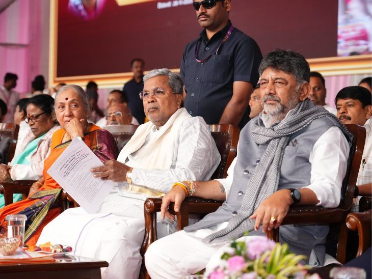 Karnataka Next Congress CM; DK Shivkumar Siddaramaiah | delhi meeting | कर्नाटक CM विवाद, शिवकुमार बोले- मुझे कुछ नहीं चाहिए: सीएम सिद्धारमैया ने कहा- सोनिया गांधी ने सत्ता का त्याग किया, तब मनमोहन PM बने