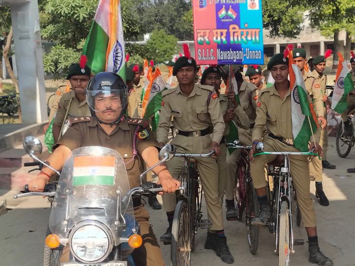 Cycle rally in Nawabganj on NCC Day | एनसीसी दिवस पर नवाबगंज में साइकिल ...