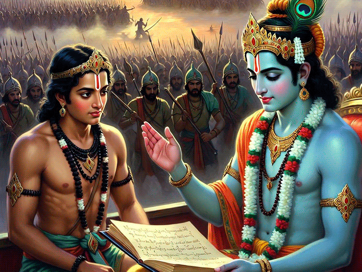 धर्म और आध्यात्मिक शांति: गीता के सूत्र जीवन को कैसे संवारते हैं? Geeta Jayanti Mokshada Ekadashi Today news image