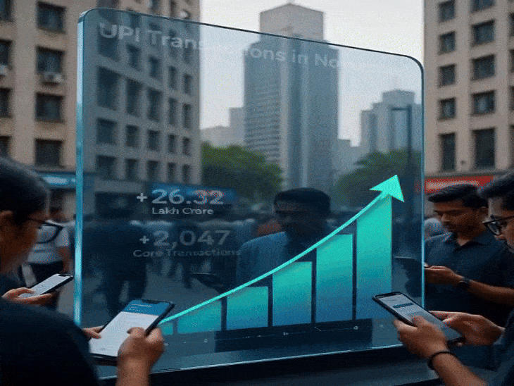 UPI ने नवंबर में ₹26.32 लाख करोड़ का आंकड़ा छुआ: डिजिटल लेनदेन में तकनीक का कमाल Upi Dominates Digital Payments news image