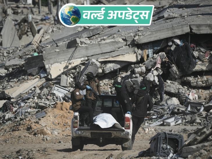 वर्ल्ड अपडेट्स:हमास के हमले में 5 सैनिक घायल होने के बाद इजराइल ने दक्षिणी गाजा में एयरस्ट्राइक की