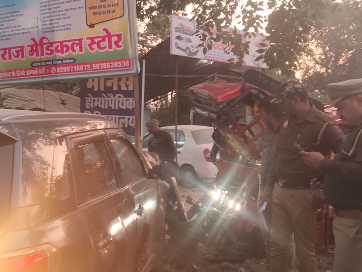 Car-auto rickshaw collision on National Highway