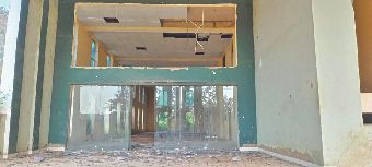The building, which was completed 5 years ago, has not been opened and ...