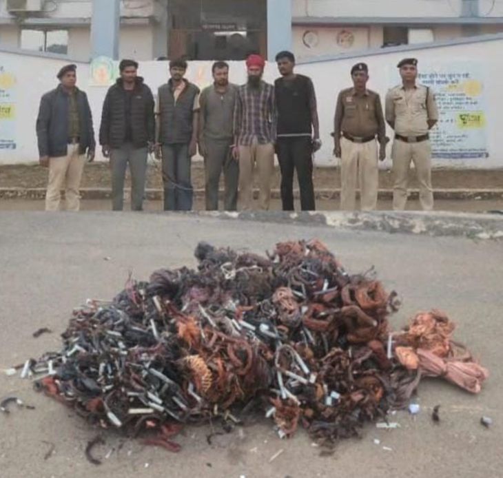 Five accused arrested for stealing copper worth Rs 2 lakh from the plant