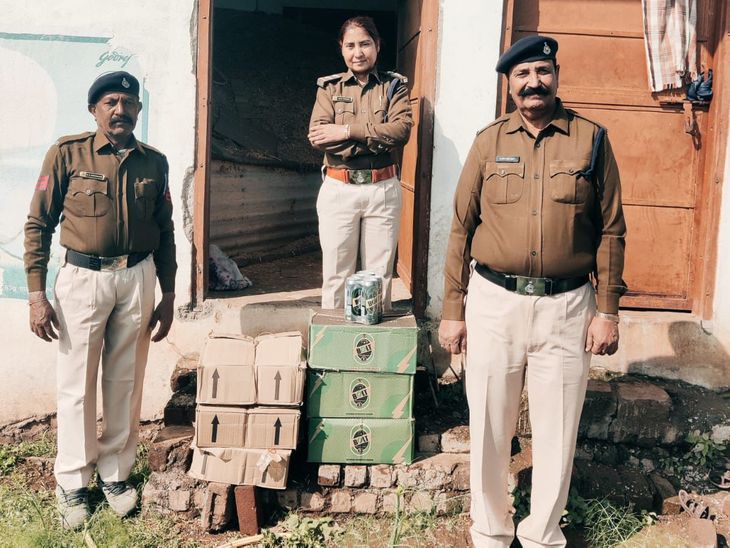 The Excise Department raided Lunhera village in Manawar.