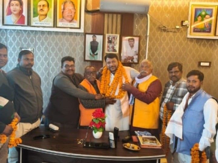 Former block chief Ram Awadh Kushwaha became the BJP provincial ...