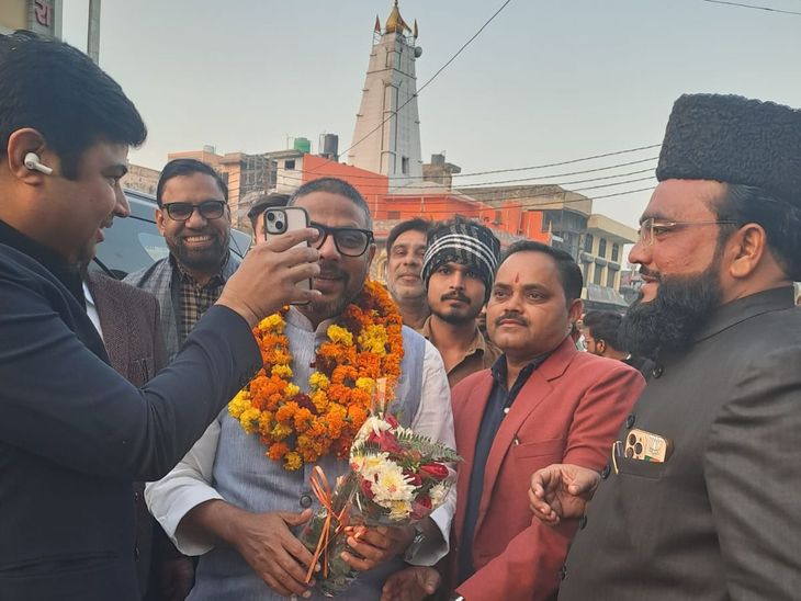 BJP Minority Morcha President visits Bijnor