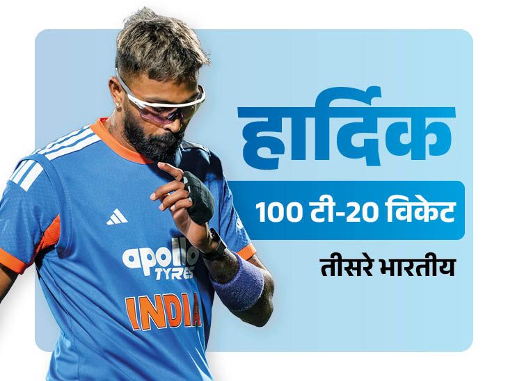 1000 से ज्यादा रन और 100 से ज्यादा विकेट लेने वाले पहले भारतीय हार्दिक: तीसरी बार अभिषेक का पहली गेंद पर छक्का, चक्रवर्ती के 50 विकेट; रिकॉर्ड्स-मोमेंट्स