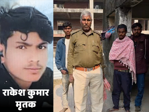 young man riding a motorcycle died in a road accident at Aurangabad