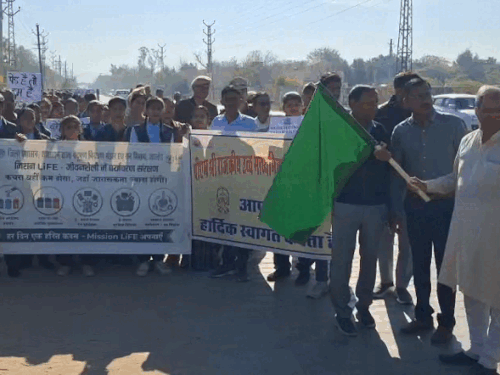 Environmental awareness rally held in Jalore