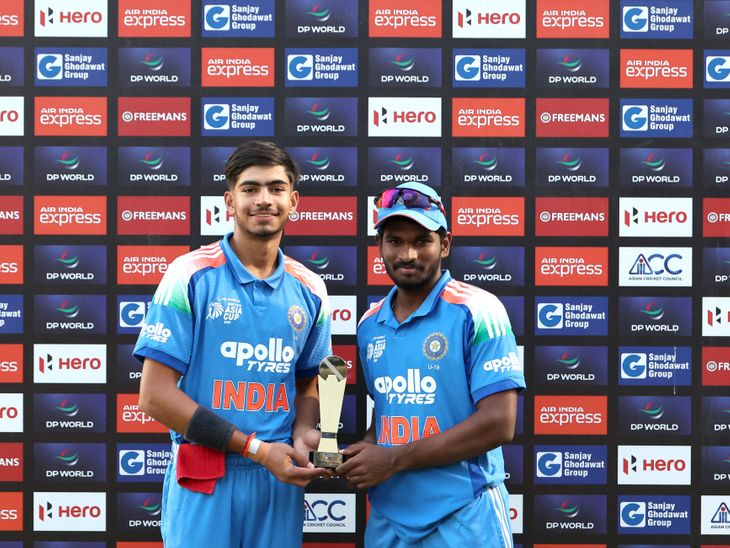 अंडर-19 एशिया कप फाइनल में रविवार को भारत-पाकिस्तान मैच: टीम इंडिया ने सेमीफाइनल में श्रीलंका को हराया; एरोन जॉर्ज-विहान मल्होत्रा ​​का अर्धशतक