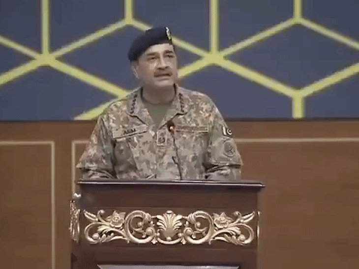 PAK सेनाप्रमुख का दावा-भारत से लड़ाई में रुहानी मदद मिली:नहीं तो हालात बिगड़ जाते; मई में भारत ने 11 पाकिस्तानी एयरबेस तबाह किए थे