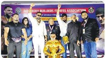 Sameer from Jaipur became the champion in Mr. Rajasthan Championship.