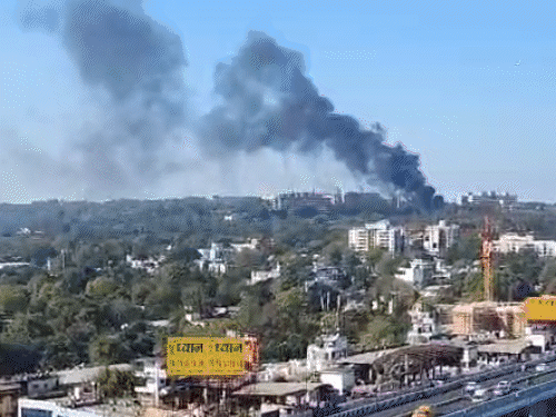 Fire in Bhopal area
