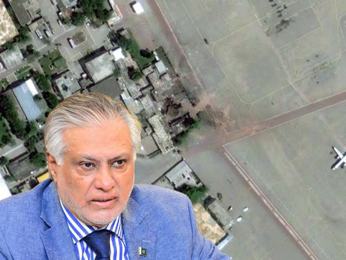 Pakistan Nur Khan Airbase Drone Attack; Ishaq Dar Vs India | Operation Sindoor | पाकिस्तान बोला- नूरखान एयरबेस पर भारत ने हमला किया था: 80 ड्रोन दागे थे; ऑपरेशन सिंदूर में भारत ने 11 पाकिस्तानी एयरबेस तबाह किए थे