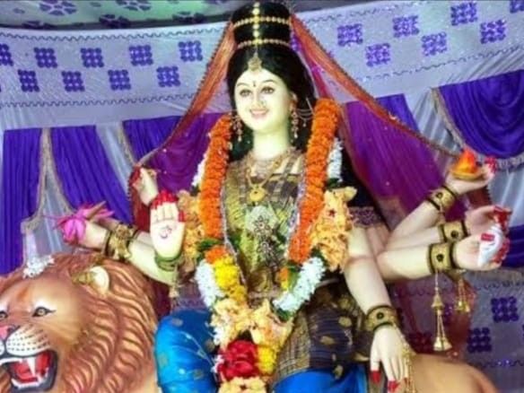 A grand celebration of Mata Rani Jagran was held in Shahjahanpur.