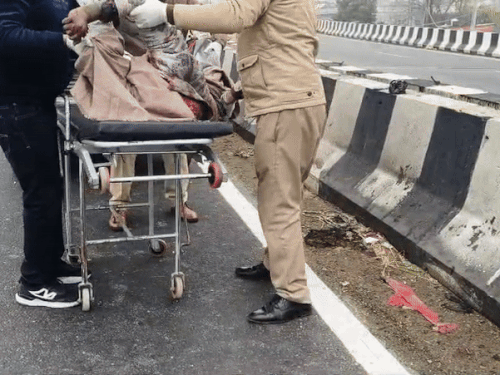 Ludhiana Jalandhar bypass Bike accident Man death