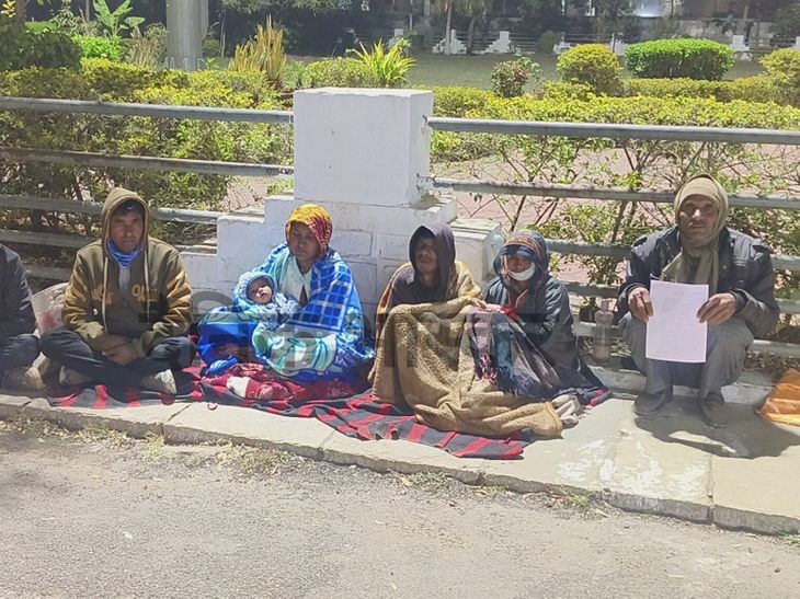Farmer families stage protest against land grabbing