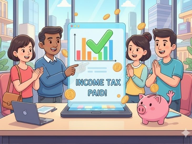 आयकर रिटर्न: टैक्स देने वालों की संख्या में 50% उछाल, क्या है वजह? India: Taxpayer Growth Despite Exemptions news image