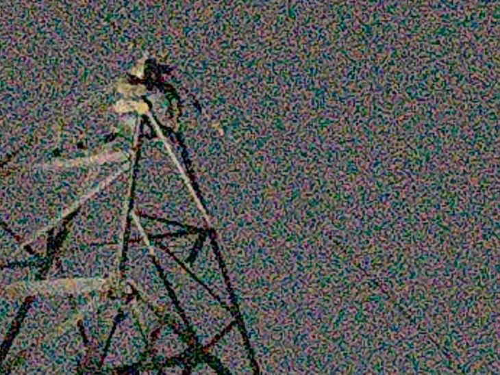 A young man climbed a high-tension tower after a drunken argument.