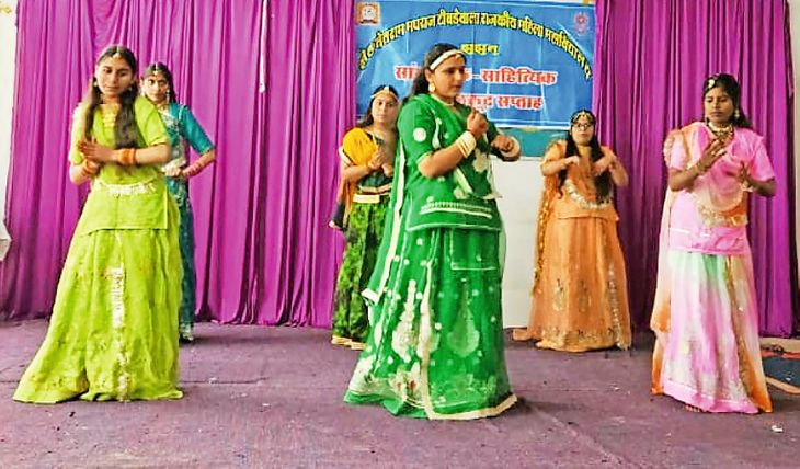 Komal group in dance and Priya in singing won
