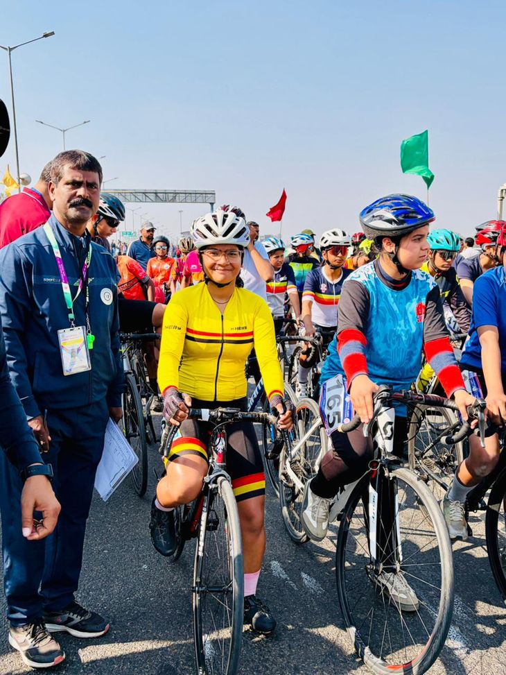 Raising the tricolour for the third time, Rajasthan cyclists created ...